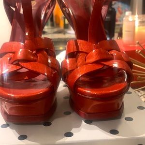 YSL Tributes Platform Heels 👠